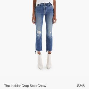Mother Insider Crop Step Chew size 31 Dancing on Coals